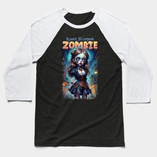 Kawaii Steampunk Zombie 02 Baseball T-Shirt